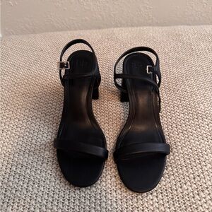 BP Black Strappy Heels